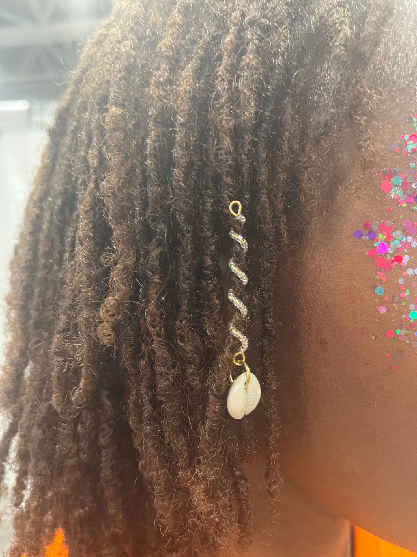 Torsadé perlée avec Cauri naturel - Auliviha